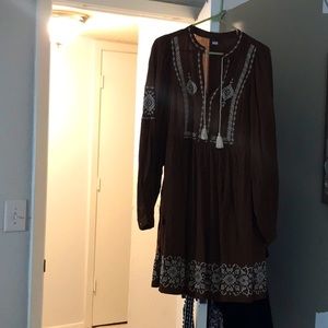 Womens V neck dress